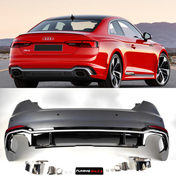 Zderzak Tylny Audi A5/F5 Styl RS5 Coupe / Sportback / Cabrio (2016–2020)