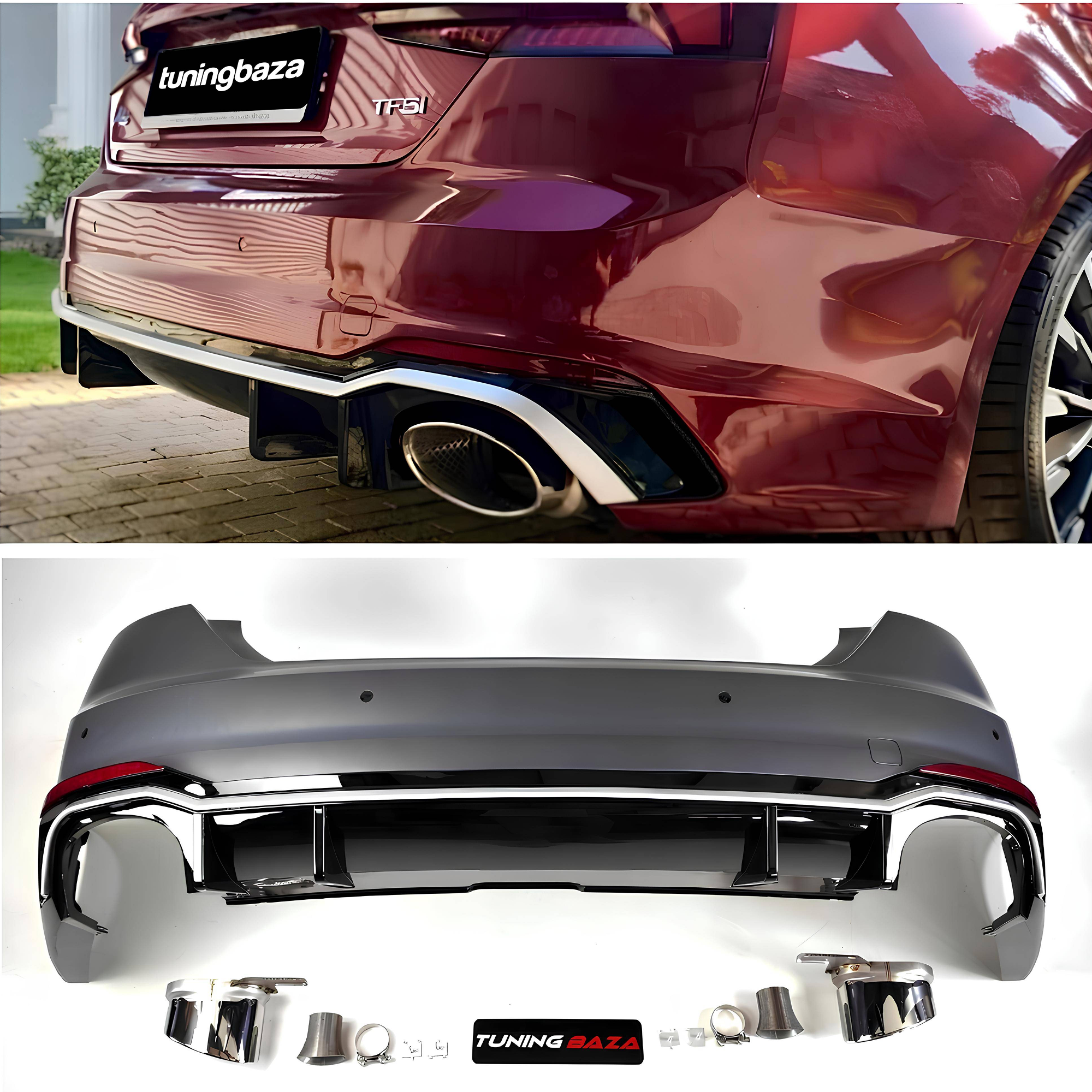 ZDERZAK TYLNY AUDI A5/F5 SPORTBACK 2016–2020 – STYL RS5 - obrazek 1