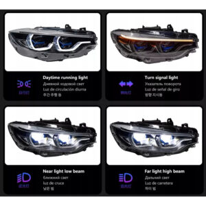 Reflektory LED Laser Retrofit w Stylu G Series do BMW F32 F36 F80 F82 F83 F33 (2013-2015) – 8 PIN EU - obrazek 2