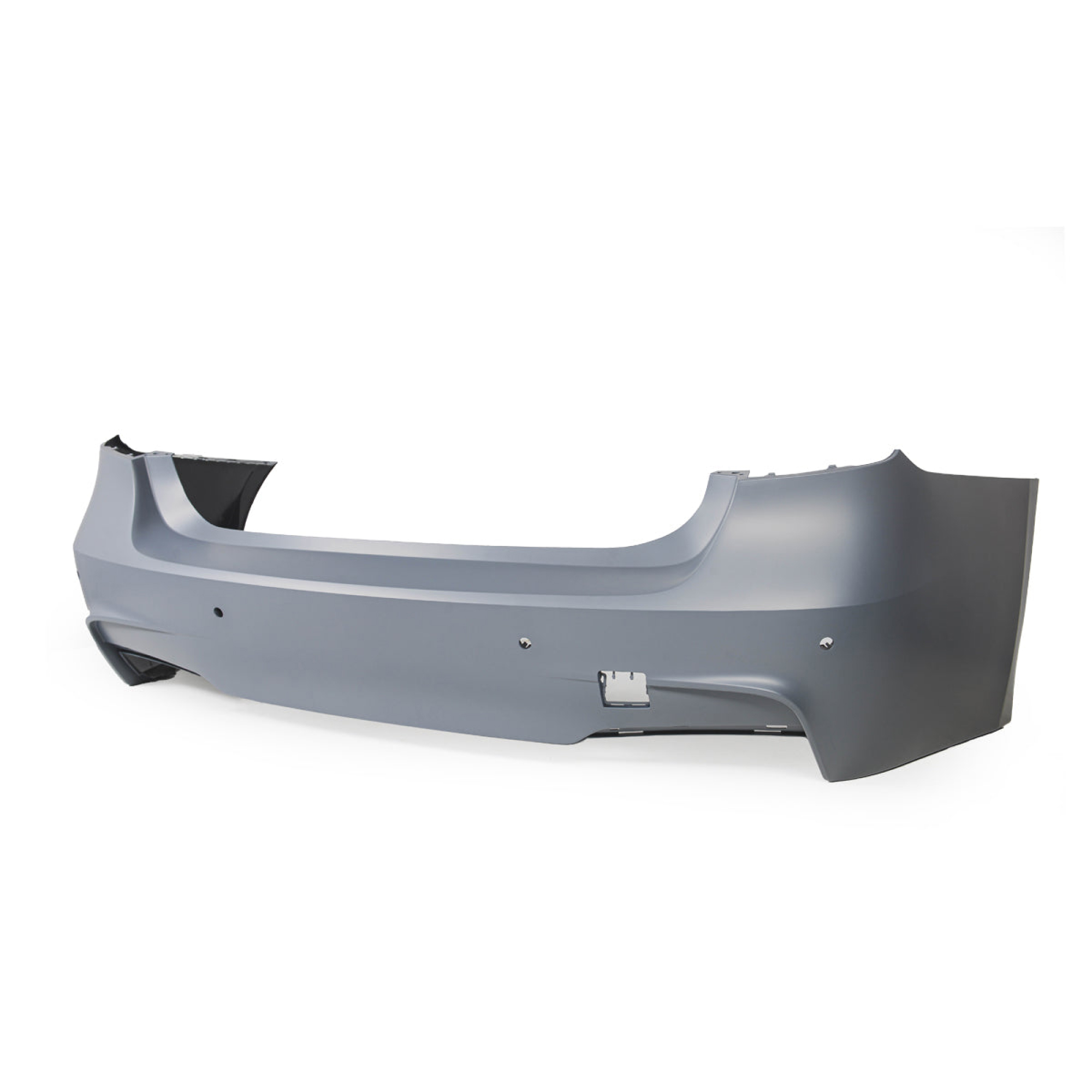 Zderzak tylny BMW F30 M-Pakiet – z PDC + Dyfuzor Czarny Połysk - obrazek 3