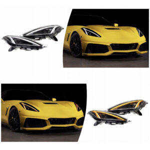 VLAND C8-Style XB LED Reflektory do Chevrolet Corvette C7 (2014–2019)