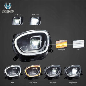 VLAND Pełne LED Reflektory Projektorowe Retrofit do Mini Cooper Countryman F60 (2017–2020) - obrazek 4
