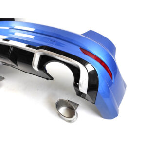 Zderzak Tylny Audi A3/S3 8V Sedan (2017–2020) RS3 Style z Dyfuzorem i Końcówkami Wydechu - obrazek 3