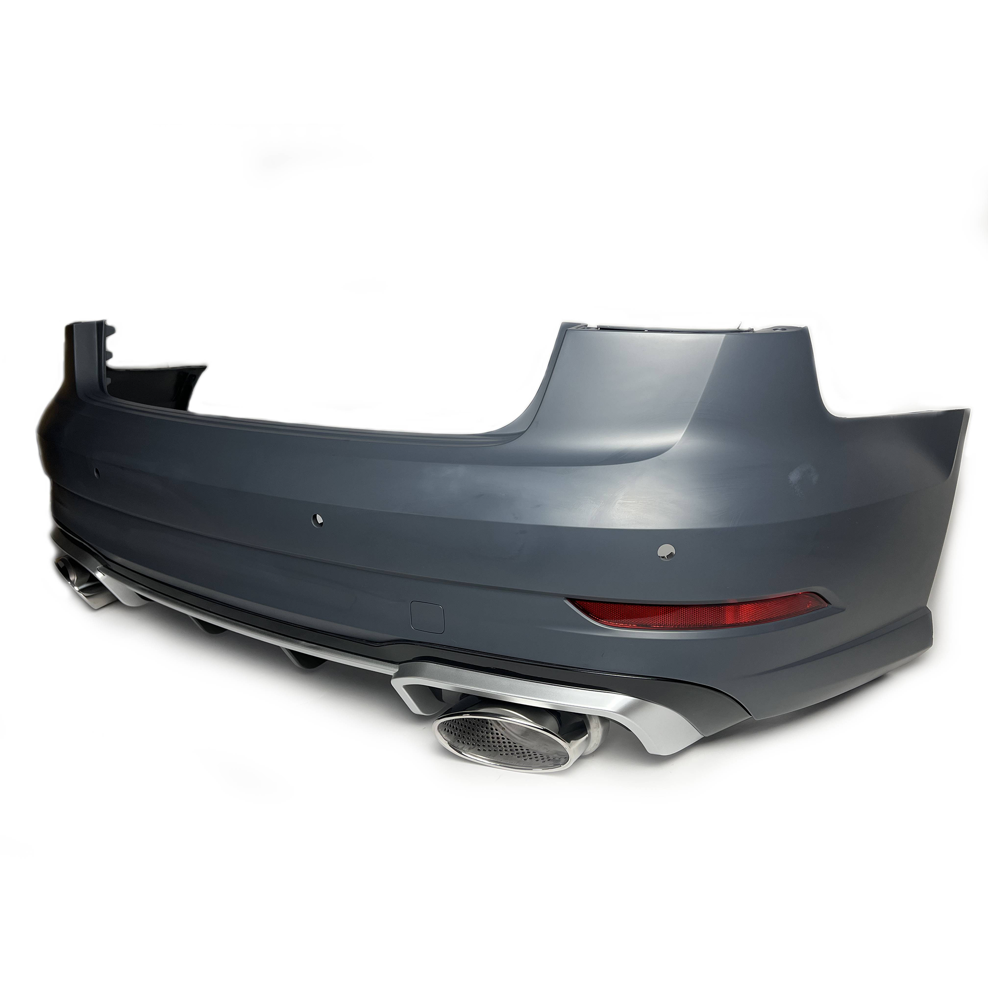 Zderzak Tylny Audi A3/S3 8V Sedan (2017–2020) RS3 Style z Dyfuzorem i Końcówkami Wydechu z PDC - obrazek 6