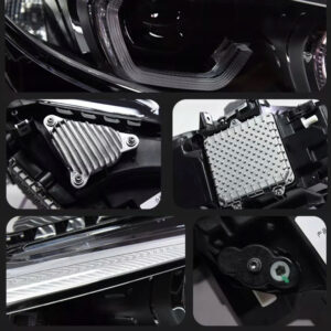 Reflektory LED do BMW F22 Seria 2 (2014-2019) Xenon do LED – Styl LCI z Angel Eyes - obrazek 2