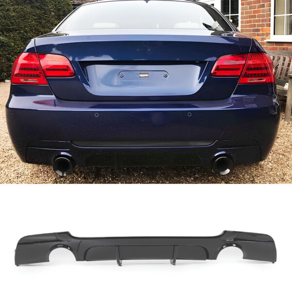 Dyfuzor Tylny BMW E92/E93 LCI M-Performance Look Czarny Połysk (0-0)