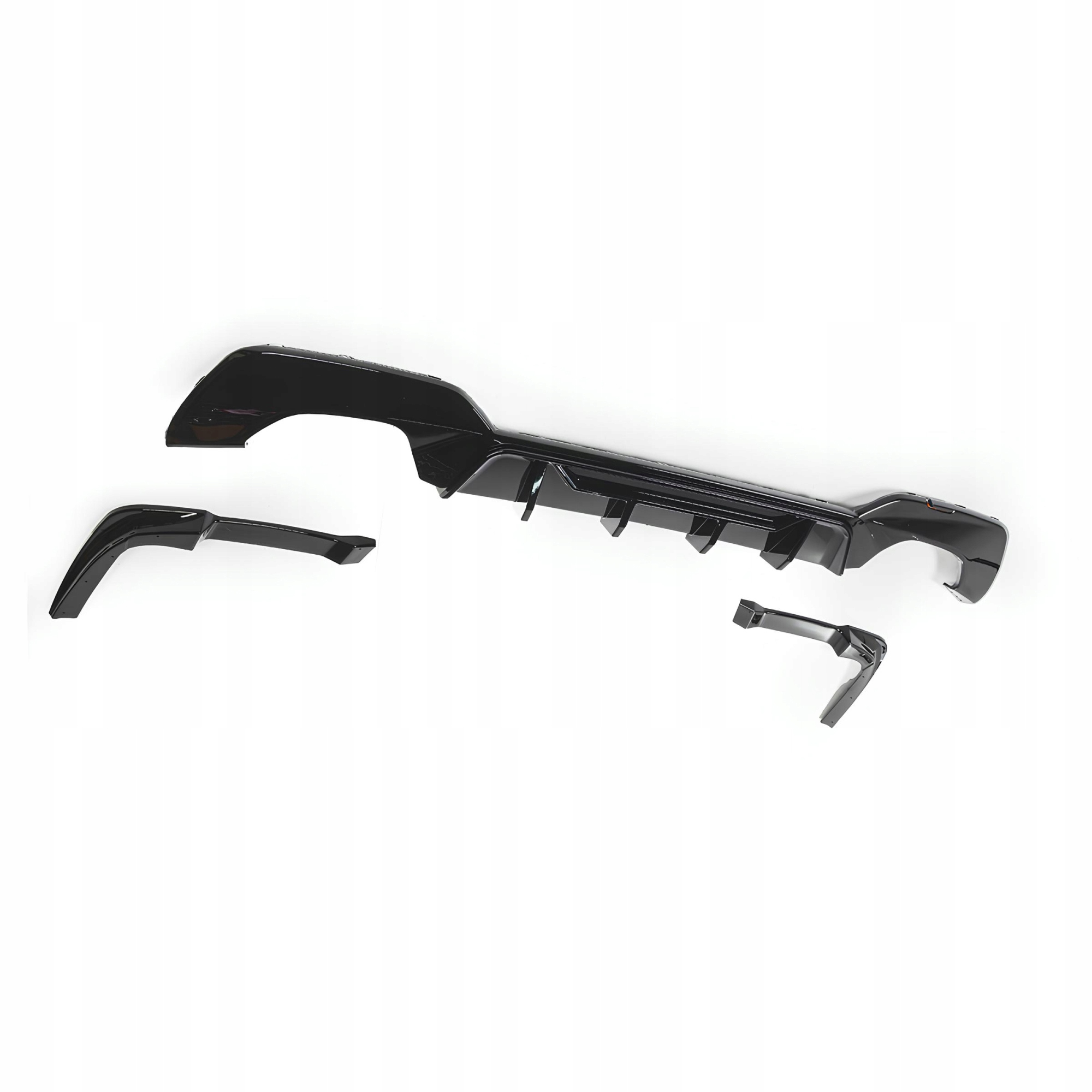 Dyfuzor Tylny BMW G20 / G21 M340i Style z Końcówkami Czarny Połysk PRE-LCI (2018-2020) - obrazek 7