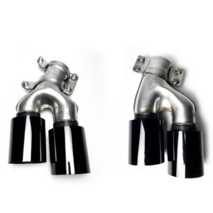 Końcówki Wydechu BMW G30 M5 Styl Czarny Połysk, Podwójne PRE-LCI 2017-2020 - obrazek 2