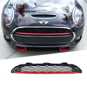 Atrapa grill MINI F55 / F56 / F57 JWC Style 2014–2020 | Czarny połysk | 1:1 zamiennik
