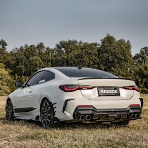 Karbonowa Dokładka Spoiler Dyfuzor Tylny BMW G22 G23 SQ Style - obrazek 7