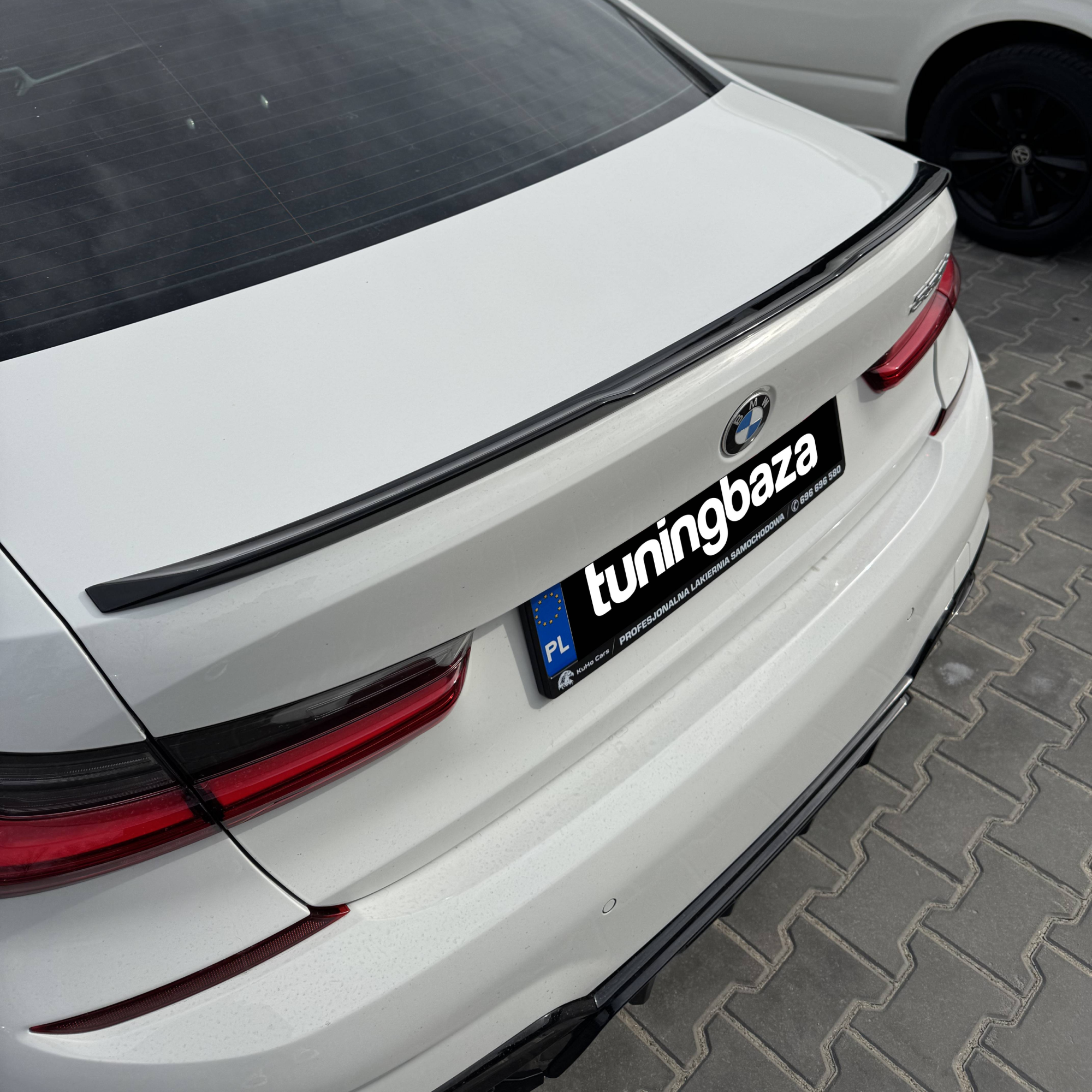 Spoiler Tylny BMW Serii 3 G20/G80 – Stylizacja M3, Czarny Połysk, ABS - obrazek 10
