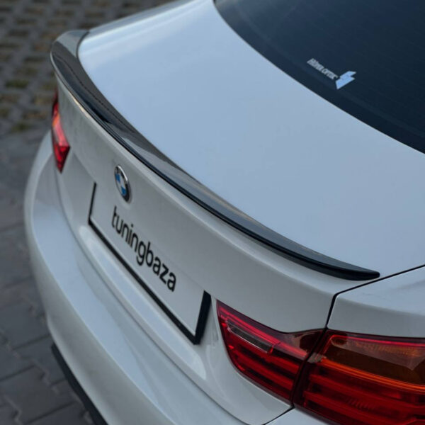 Spoiler na klapę bagażnika BMW F32 M-Performance Czarny Połysk - obrazek 2