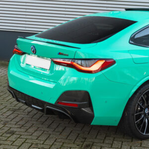 Spoiler na klapę bagażnika BMW G26 M3 Style Czarny Połysk (2021+) - obrazek 2