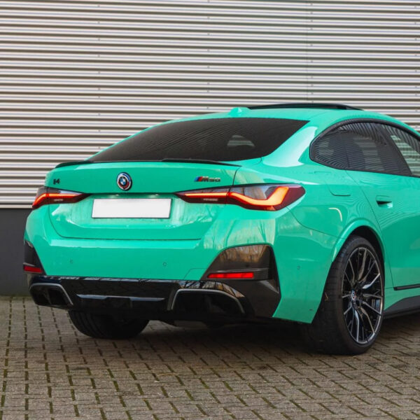 Spoiler na klapę bagażnika BMW G26 M3 Style Czarny Połysk (2021+) - obrazek 4