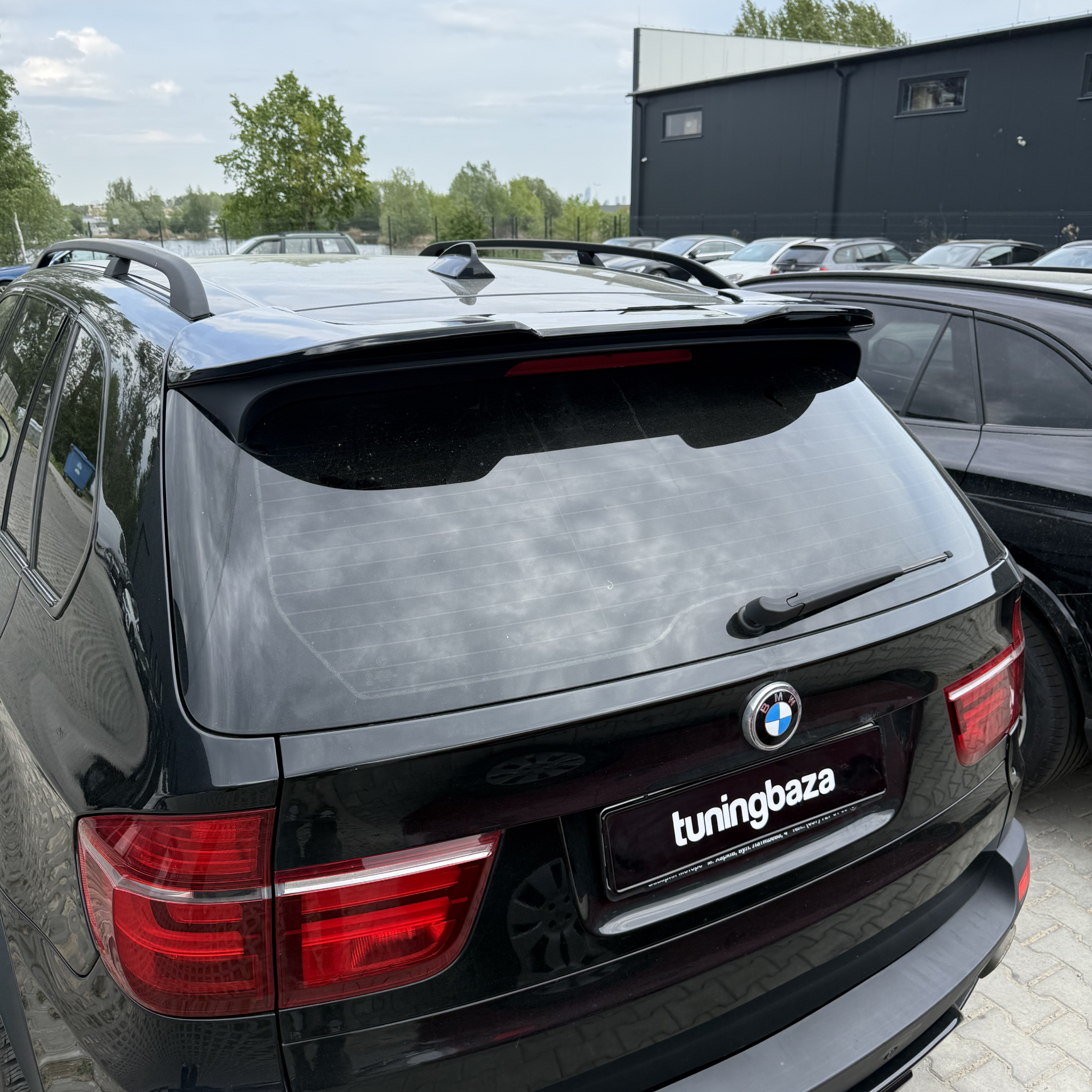 Spoiler | Lotka dachowa BMW X5 E70 M-Style Czarny Połysk 2006-2013 - obrazek 8