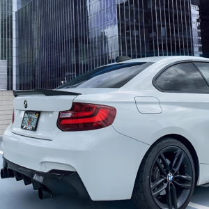 Spoiler | Lotka Klapy BMW F22/F87 M4 Style Czarny Spojler - obrazek 4