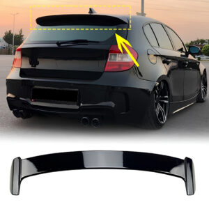 Lotka Spoiler Dachowa BMW Serii 1 E81 / E87 M-Performance Styl Czarny Połysk (2004–2011)