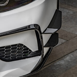 Karbonowe Canardy Dokładki Przód BMW M2 F87C SQ Style - obrazek 4