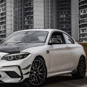 Karbonowe Canardy Dokładki Przód BMW M2 F87C SQ Style - obrazek 5