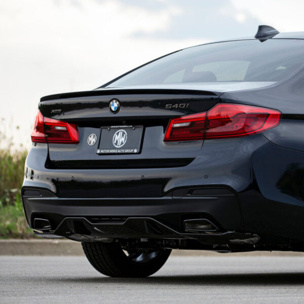 Lotka Spoiler BMW Serii 5 G30 / F90 M5 Styl Czarny Połysk (2017–2023) - obrazek 5