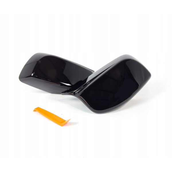 Nakładki obudowa lusterka BMW E60 E61 M-Style Czarny Połysk - obrazek 2