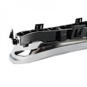 Atrapa nerki BMW Seria 3 E90 / E91 LCI (2008–2012) Czarny połysk + Chromowana ramka - obrazek 2