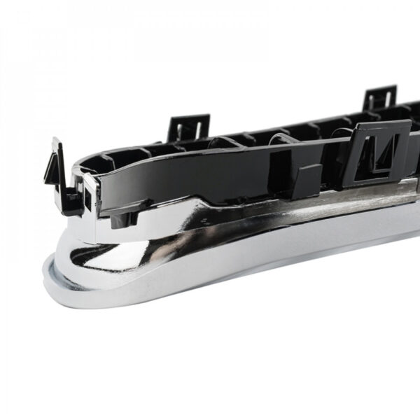 Atrapa nerki BMW Seria 3 E90 / E91 LCI (2008–2012) Czarny połysk + Chromowana ramka - obrazek 2