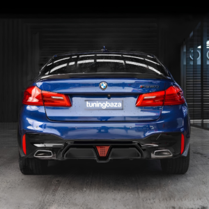 Dyfuzor Tylny BMW G30 M5 CS LED (2016–2023) Czarny Połysk - obrazek 7