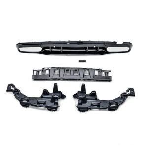 Dyfuzor Tylny Mercedes W205/A205 C63/C43 AMG Czarny Połysk (2015–2021, Przedlift) - obrazek 2