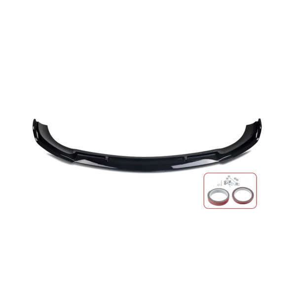 Dokładka Splitter Przód do Mercedes W213 (2016–2019) Przedlift AMG Style – Czarny Połysk - obrazek 4