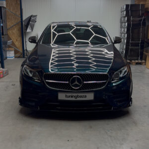 Dokładka Splitter Przód do Mercedes W213 E43 (2016–2019) Przedlift AMG Style – Czarny Połysk - obrazek 8