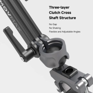 MOVMAX Blade Arm Rod Clamp Kit do DJI Osmo Pocket 3 – Zestaw mocowania do motocykla - obrazek 3