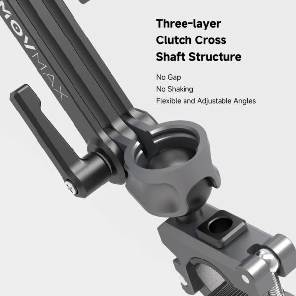 MOVMAX Blade Arm Rod Clamp Kit do DJI Osmo Pocket 3 – Zestaw mocowania do motocykla - obrazek 3