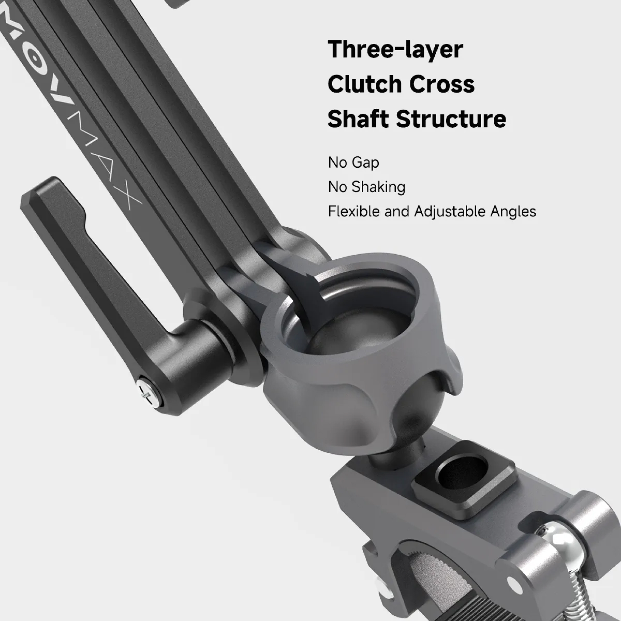 MOVMAX Blade Arm Rod Clamp Kit do DJI Osmo Pocket 3 – Zestaw mocowania do motocykla - obrazek 3