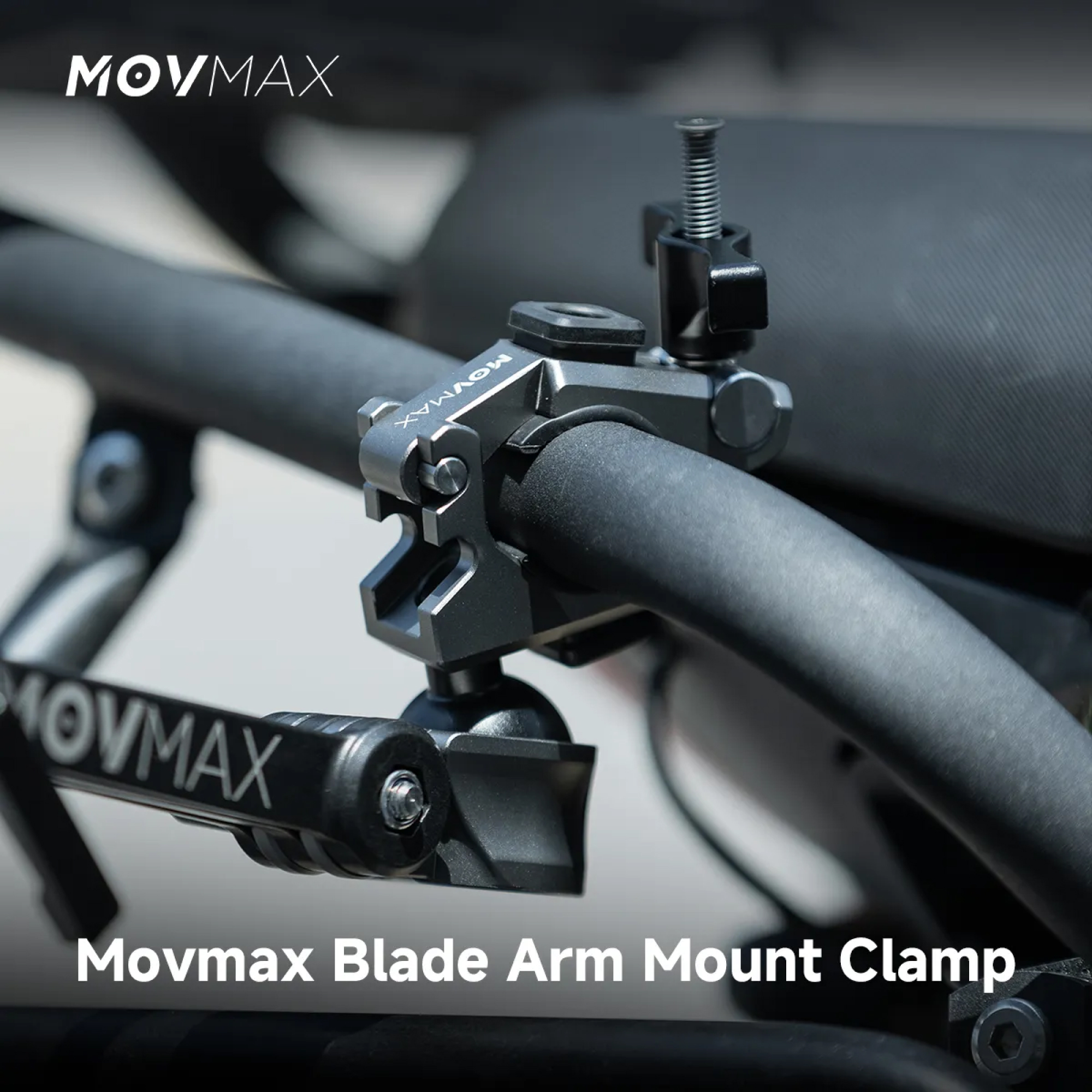 MOVMAX Blade Arm Rod Clamp Kit do DJI Osmo Pocket 3 – Zestaw mocowania do motocykla - obrazek 4
