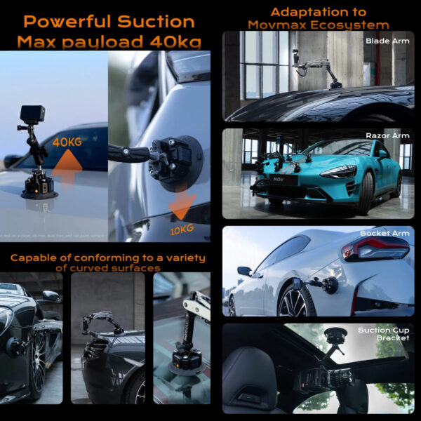 Elektryczna Przyssawka MOVMAX do Ramienia Blade Arm - obrazek 9