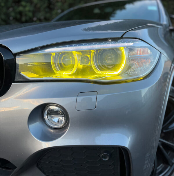 Moduł DRL do BMW F15/F16 2014-2018 LED Adaptive zmiana koloru na żółty - obrazek 2