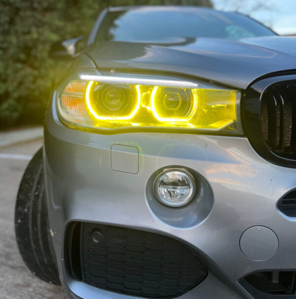 Moduł DRL do BMW F15/F16 2014-2018 LED Adaptive zmiana koloru na żółty - obrazek 3