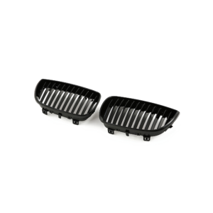 Atrapa Nerki Grill E87 BMW CZARNY POŁYSK 1 ŻEBRO 1 SERIES (2004–2007) PRE-LCI - obrazek 3
