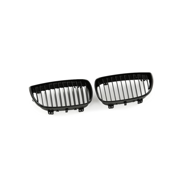 Atrapa Nerki Grill E87 BMW CZARNY POŁYSK 1 ŻEBRO 1 SERIES (2004–2007) PRE-LCI - obrazek 4