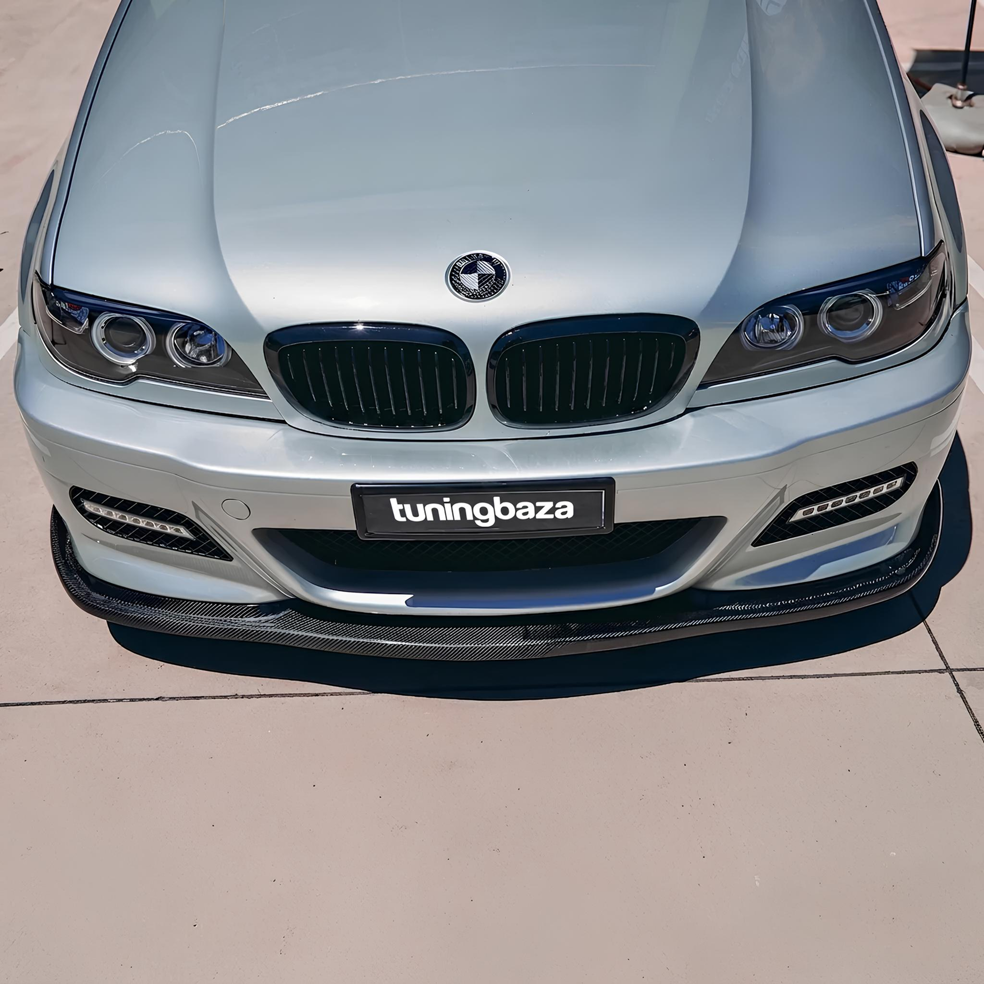 Atrapa Grill BMW Seria 3 E46 Coupe LCI (2002–2005) | Czarny Połysk | 1 Żebro - obrazek 3