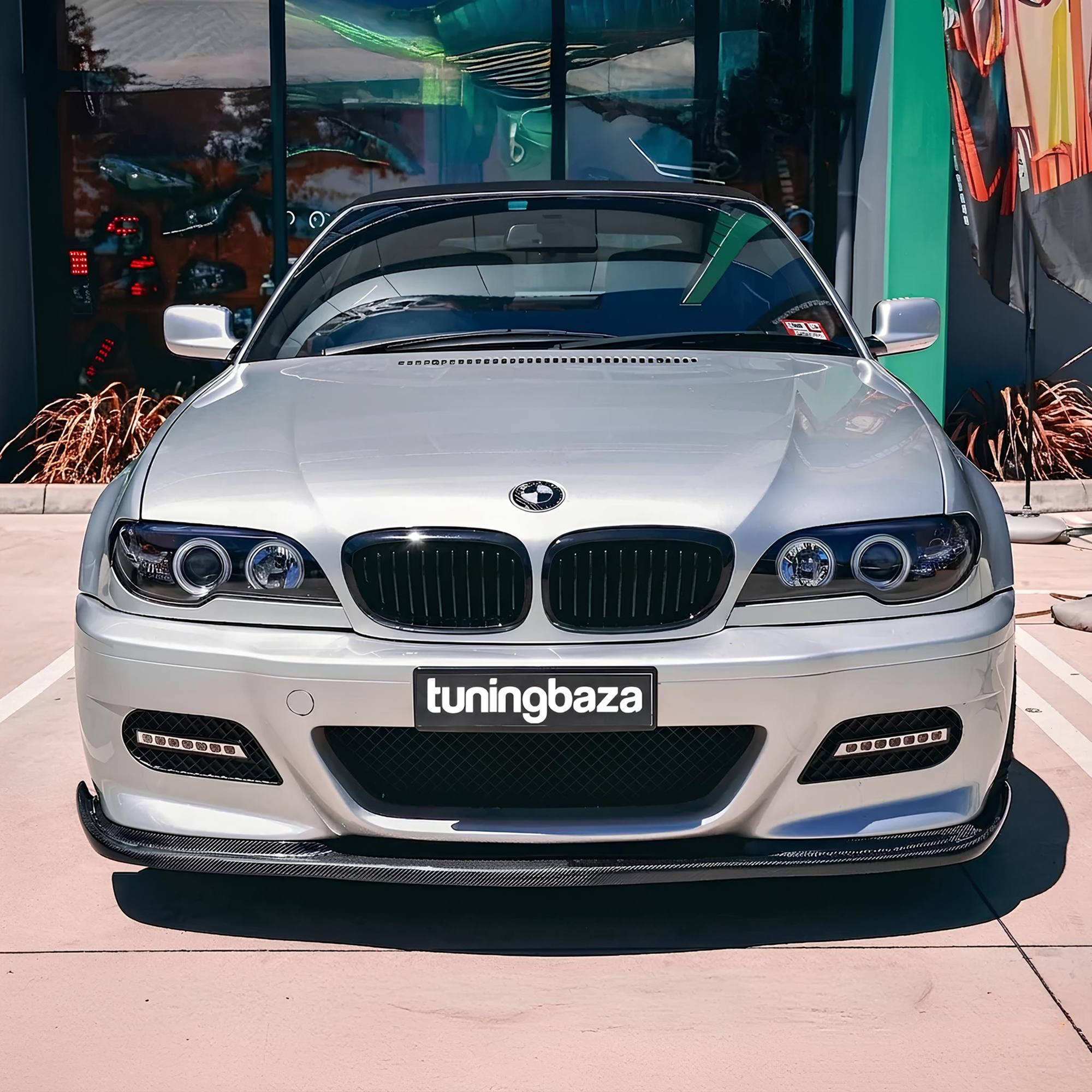 Atrapa Grill BMW Seria 3 E46 Coupe LCI (2002–2005) | Czarny Połysk | 1 Żebro - obrazek 5