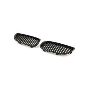 Nerki atrapa grill E92 BMW CZARNY POŁYSK 1 ŻEBRO 3 SERIES COUPE 2006–2010 / M3 2007–2013 - obrazek 2