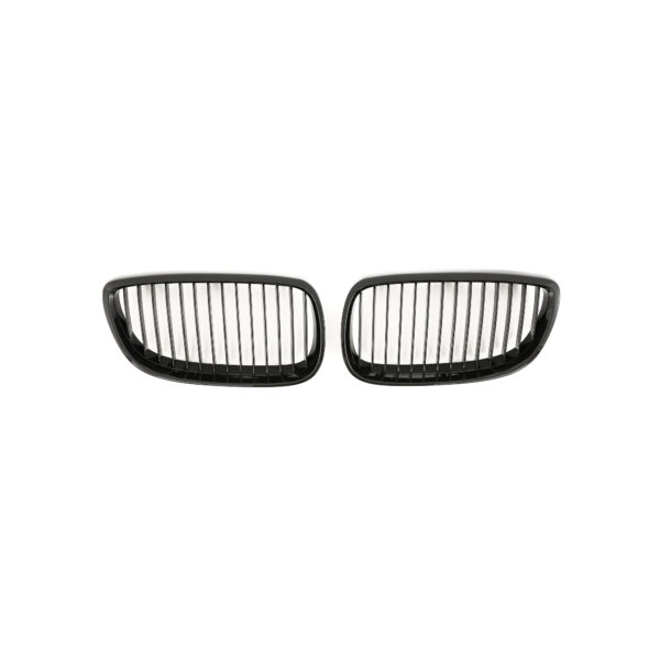 Nerki atrapa grill E92 BMW CZARNY POŁYSK 1 ŻEBRO 3 SERIES COUPE 2006–2010 / M3 2007–2013 - obrazek 3