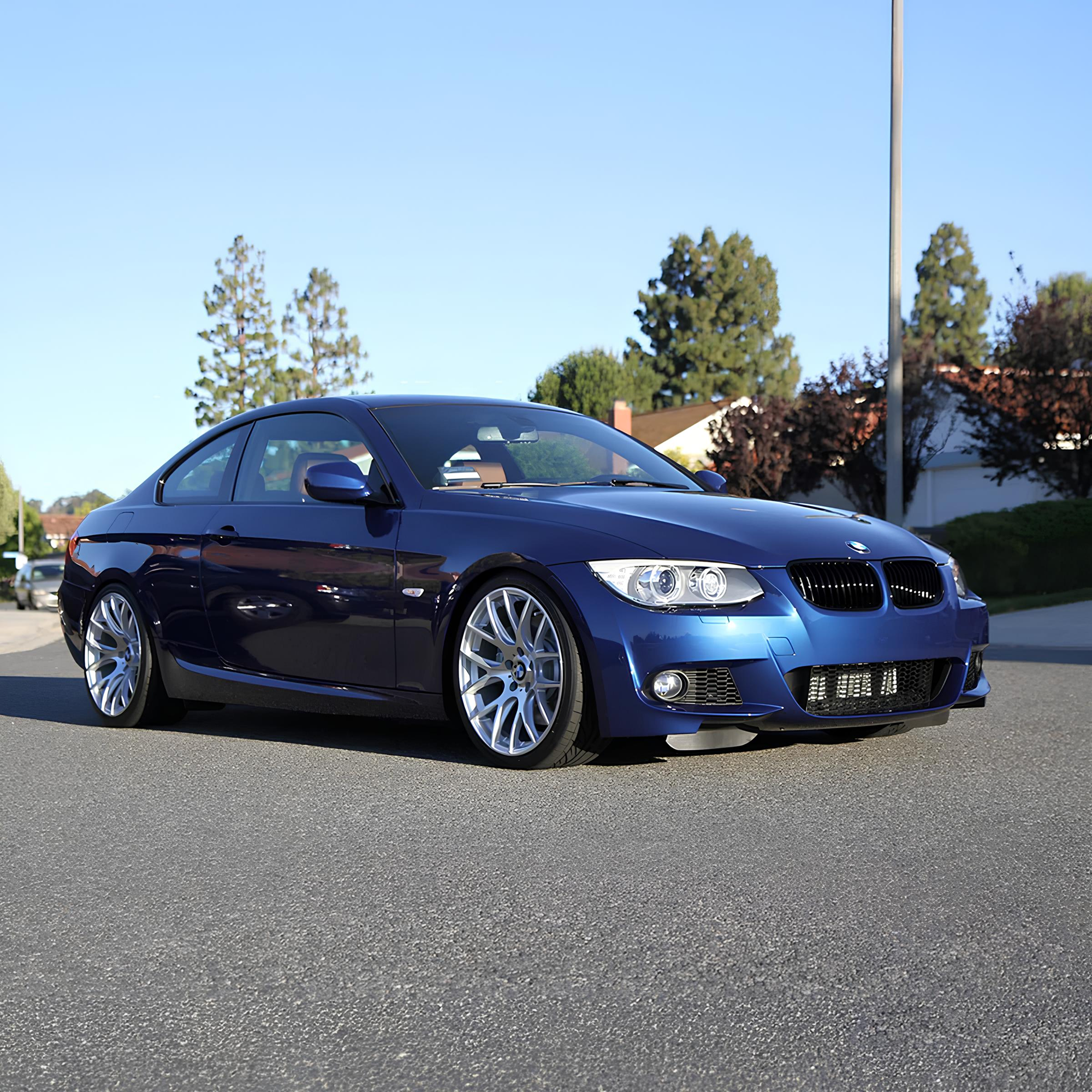 Atrapa Nerki Grill BMW Serii 3 E92 / E93 LCI (2010–2013) | 1 ŻEBRO | Czarny Połysk - obrazek 5