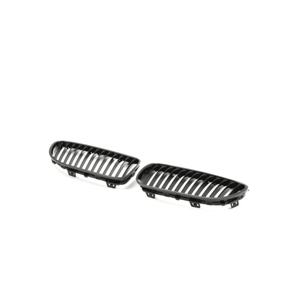 Atrapa Nerki Grill BMW Serii 3 E92 / E93 LCI (2010–2013) | 1 ŻEBRO | Czarny Połysk - obrazek 3