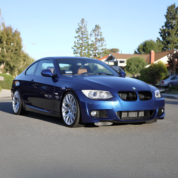 Atrapa Nerki Grill BMW Serii 3 E92 / E93 LCI (2010–2013) | 1 ŻEBRO | Czarny Połysk - obrazek 7