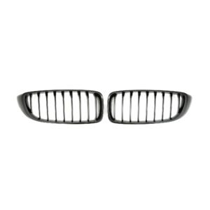 Nerki atrapa grill CZARNY POŁYSK do BMW Serii 4 F32 – 1 ŻEBRO - obrazek 3