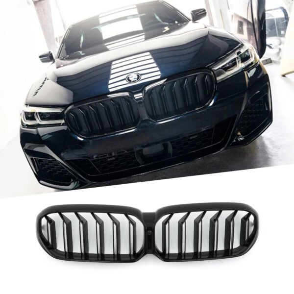 Atrapa Nerki Grill G30 / G31 / M5 F90 LCI BMW 5 SERIES CZARNY POŁYSK CS STYLE (2020–2024) - obrazek 1