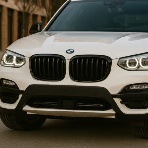 Nerki atrapa grill X3 G01 BMW CZARNY POŁYSK 1 ŻEBRO 2018-ON PRE-LCI - obrazek 2